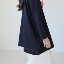 日本產梭織羊毛 一字領寬鬆針織衫 I Wool Boat Neck Top