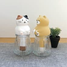 日本Decole 自然氣化加濕器 - 濕潤玻璃瓶