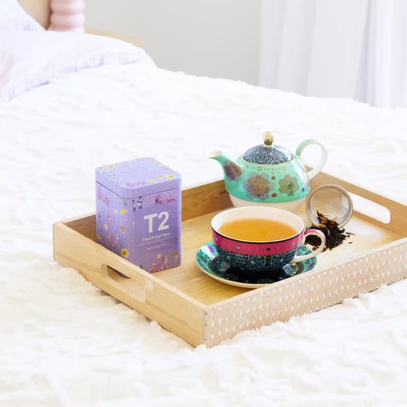 【T2 tea】魔幻摩洛哥系列_單人杯壺套組(水藍)