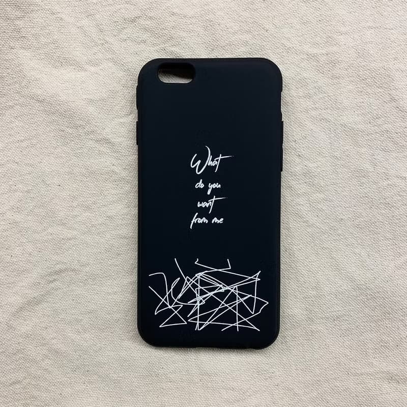 你想要我怎樣 - iPhone 手機殼 / 黑色全包霧面軟殼