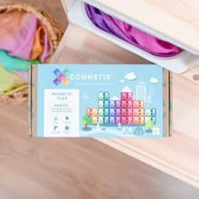 澳洲Connetix粉彩磁力積木-長方形補充組(24pc) 益智玩具