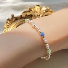 莫內睡蓮串珠手鍊 手環