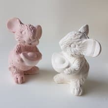 開運小物 擴香石家飾 - &amp;quot;招財 錢鼠&amp;quot; 含具吸濕防潮性