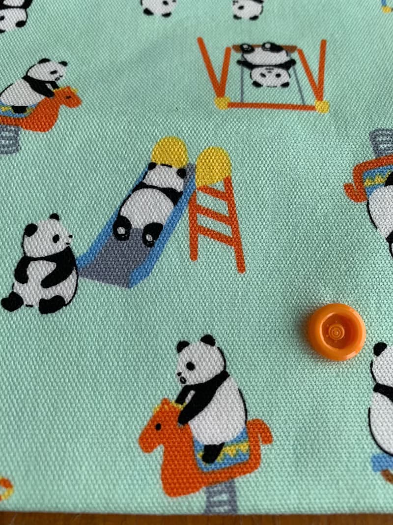 文青風環保筷袋  圓圓愛運動 淺綠 手作餐具袋.交換禮物.嚴選最