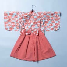 淺草振袖和服-訂製 幾何29vs棉麻29 嬰幼兒 寶寶 兒童 日本 和服
