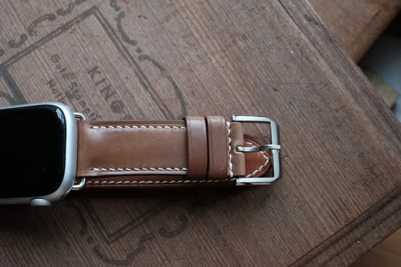 【寓吉】apple watch 錶帶 Horween 馬臀 威士忌 20mm 現貨