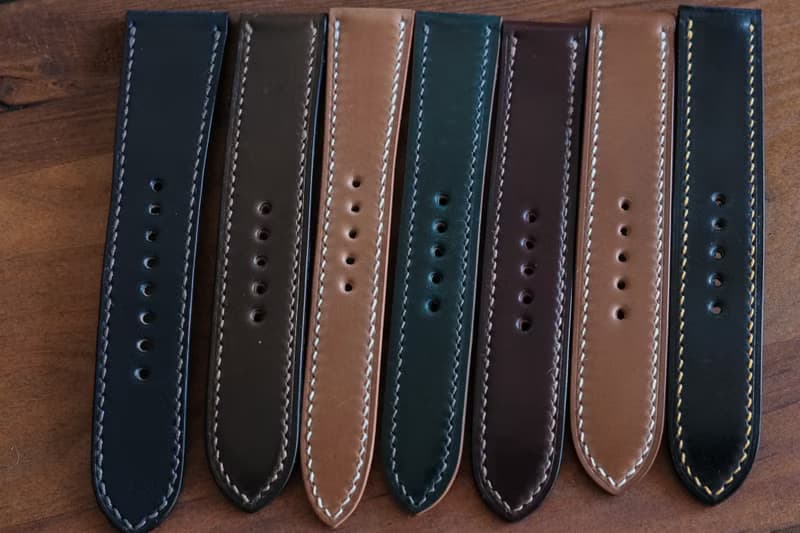【寓吉】apple watch 錶帶 Horween 馬臀 威士忌 20mm 現貨
