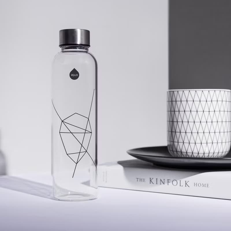 耐熱氈套玻璃瓶550ml-皮革咖啡色
