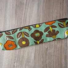 花園與鳥兒 綠 - 餐具袋 環保餐具袋 | 海柏手作