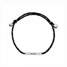 LA LIGNE SINGLE STRING BRACELET_Black Dot