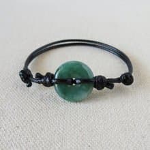 本命年【平安‧如意】意境棉翡翠韓國蠟線手鍊*CHF26*招財、避邪