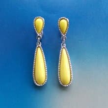 Vintage Jewelry 西洋古董飾品 EMMONS  Tutti-Frutti 夾式耳環