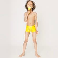 北歐童裝瑞典男童泳褲海灘褲-1歲至3歲黃色