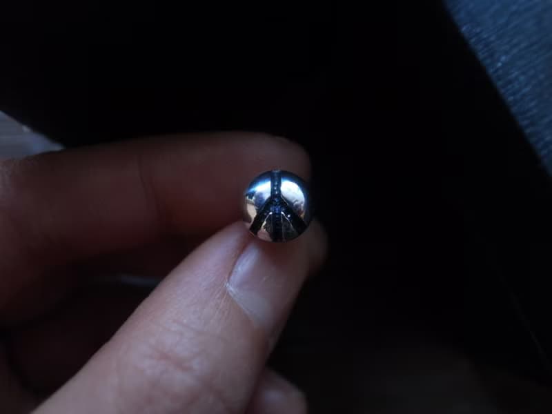 蓮生系列【沃德皮斯】925純銀耳環 (單個) |和平符號 聖誕禮物