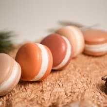 【 青手作 】馬卡龍造型洗手皂 聖誕5入禮盒 | 聖誕節交換禮物