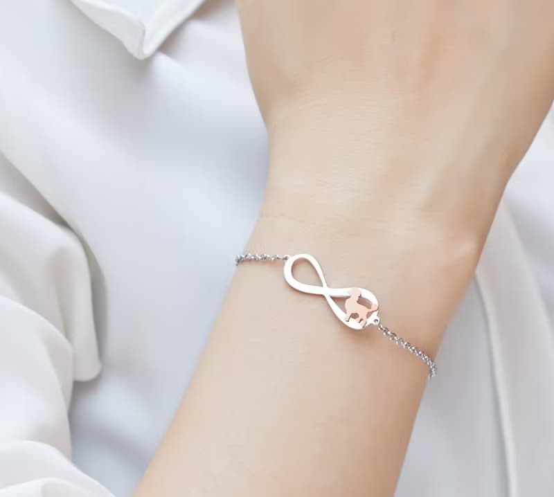 貴賓狗手鍊 - 永恆與狗系列-抗敏醫療鋼