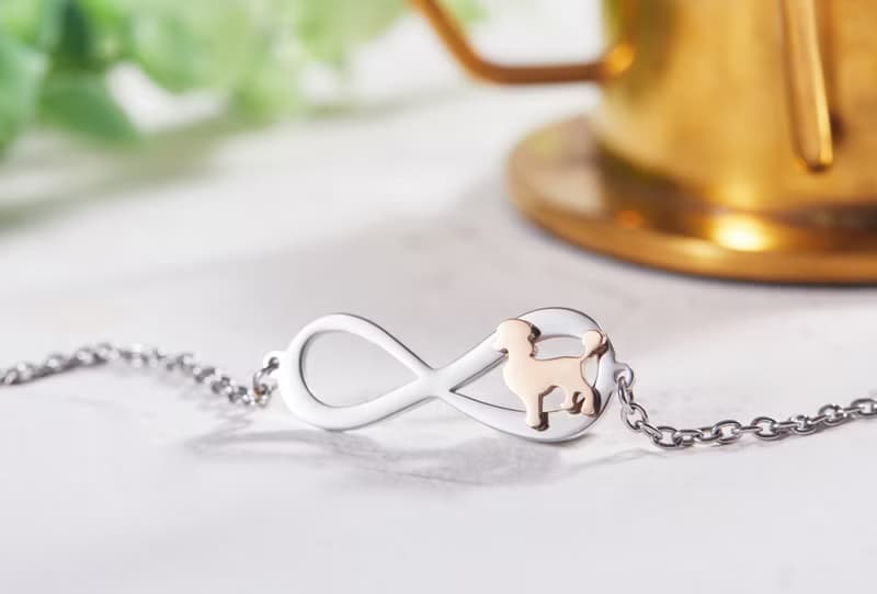 貴賓狗手鍊 - 永恆與狗系列-抗敏醫療鋼