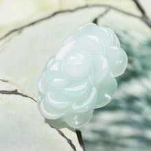 冰飄綠翡翠牡丹花 | 天然緬甸玉翡翠A貨 | 送禮