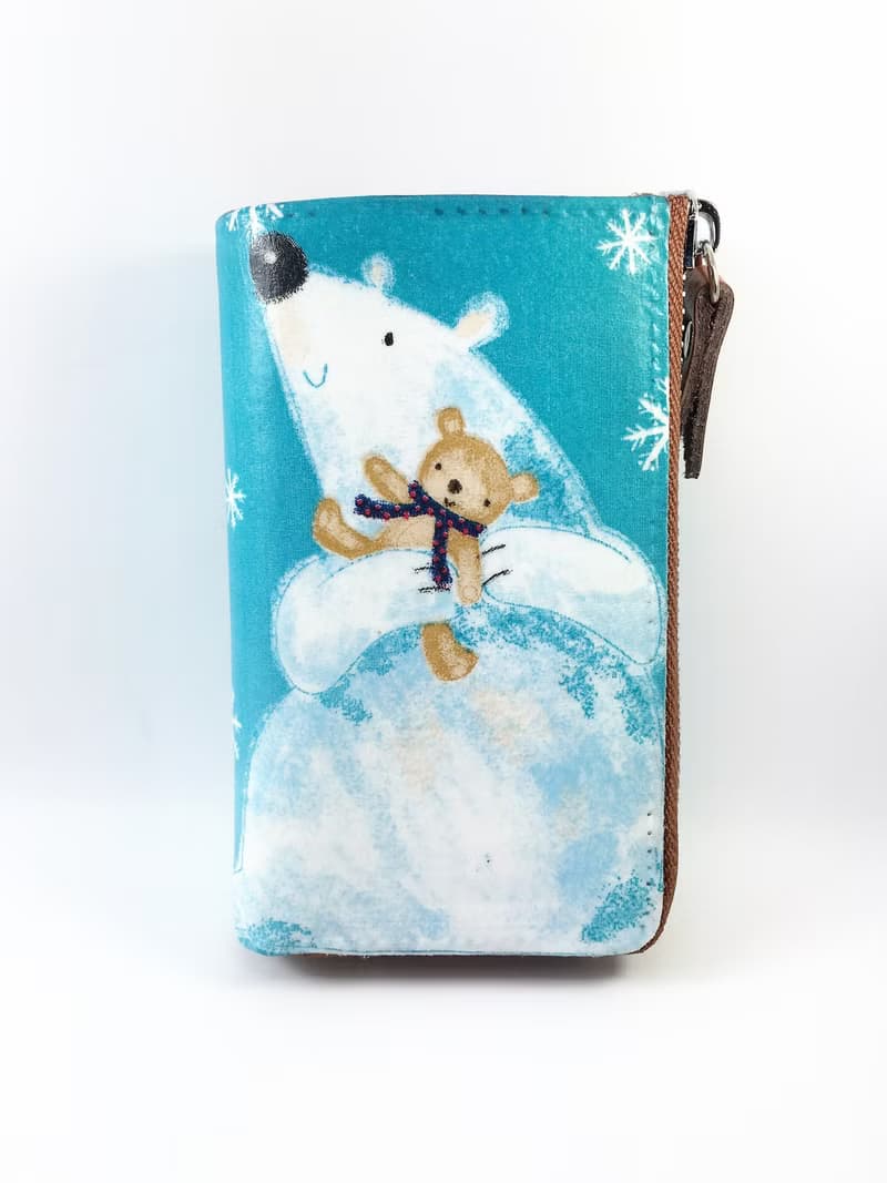 手作好禮 丠極熊 牛皮多功能鑰匙包