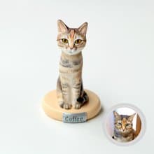 Custom Cat Figurine, 3D Custom cat portraits, Cat Sculpture, Cat statue