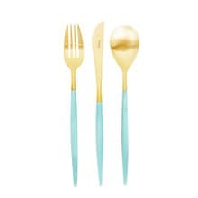 葡萄牙 Cutipol  MIO 蒂芬妮金 主餐三件組(刀叉匙)