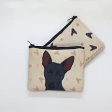 台灣犬/米克斯 黑/土黃/白/巧克力  簡單收納零錢包 萬用收納包