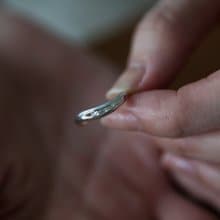 森林中的一片海 赫基蒙純銀耳環
