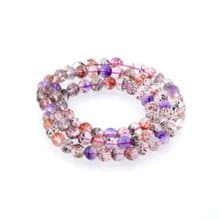 寶麗金珠寶-天然超七水晶三圈手珠 手鍊