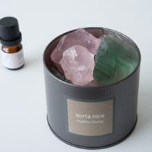 粉晶 螢石擴香燈 礦石香氛燈系列