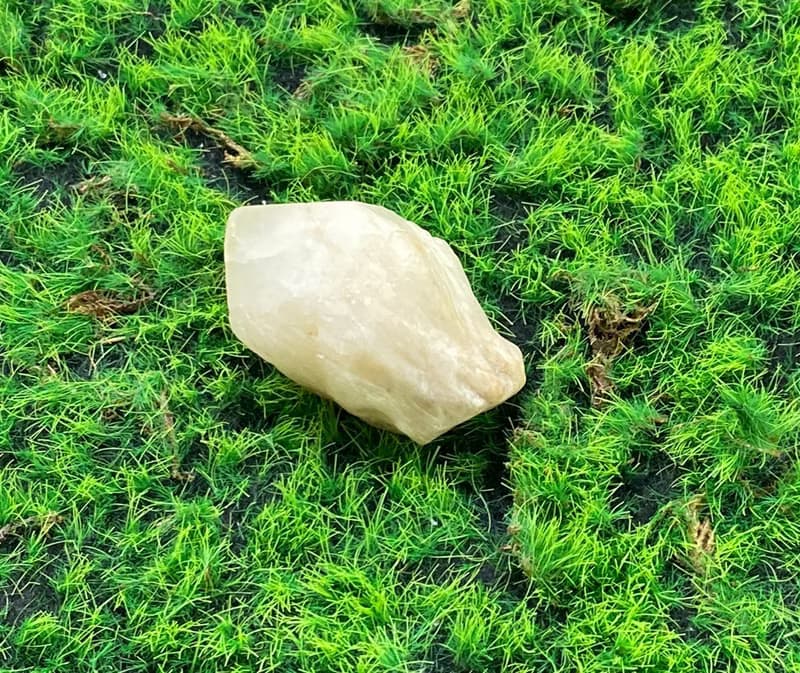 天然原礦磨砂感菠蘿骨幹白水晶 療癒 開運 淨化 能量 擺件