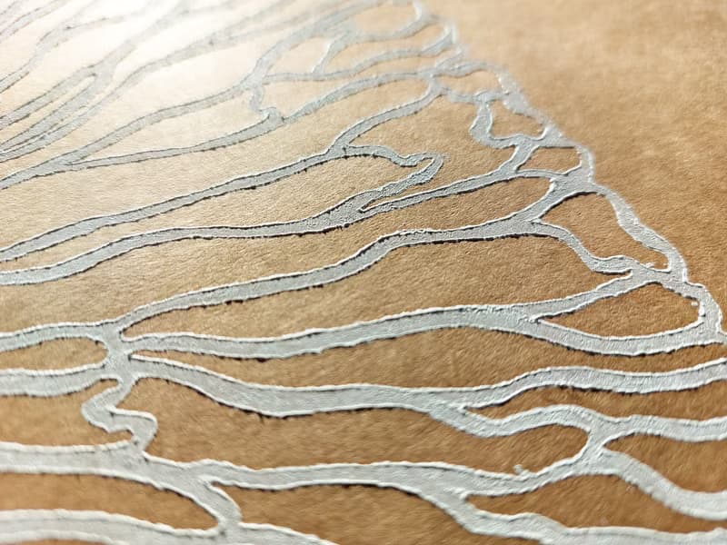 White abstract flower Linocut print Original artwork Living room wall art Nature