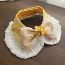 2024春日碎花款圍巾 黃色