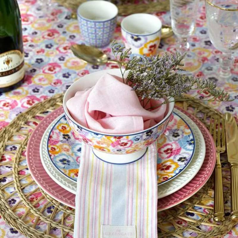 丹麥GreenGate Evelina white 桌巾