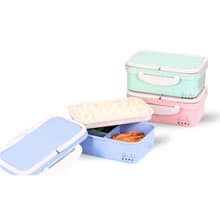 【花米邸家】淡雅手提餐盒 餐具便當盒 防燙便當盒 禮品設計