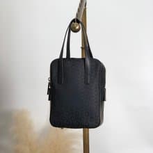 【 日本直送　名牌中古包 】CELINE セリーヌ Cマカダム ハンドバッグ ブラック キャンバス vintage ヴィンテージ オールド vrpxvj