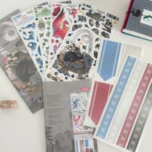 Sabangsin(Four Guardians) Korean Aesthetic Sticker Pack (4 designs+Special Gift)