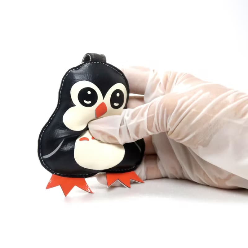 Penguin keychain, gift for animal lovers add charm to your bag.