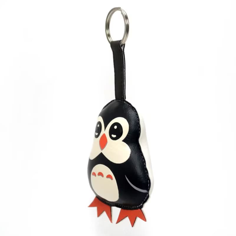 Penguin keychain, gift for animal lovers add charm to your bag.