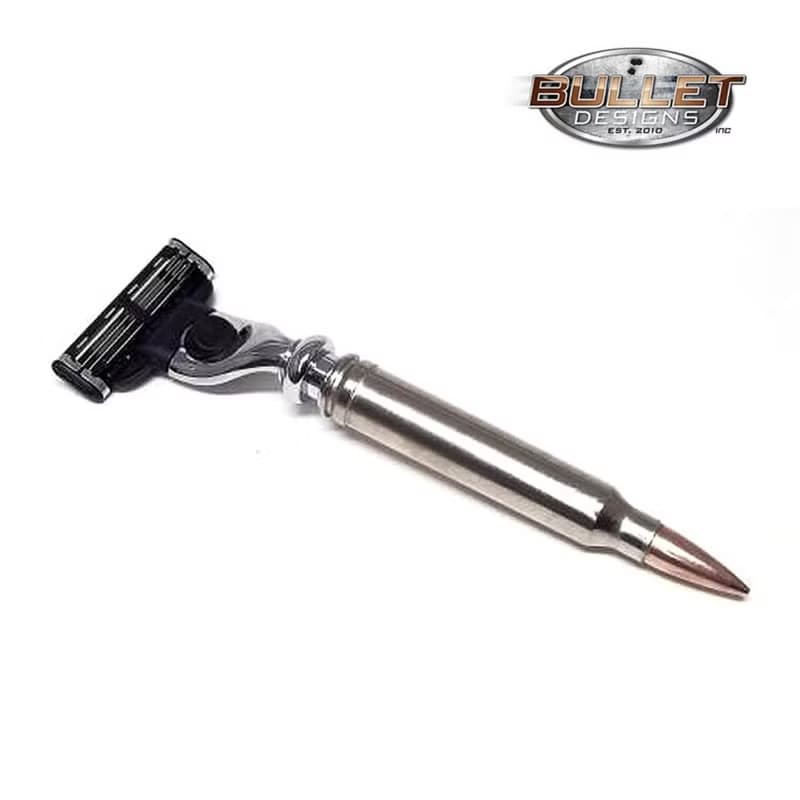 Bullet 麥格農子彈 手動安全刮鬍刀組 / 吉列Mach3 鋒速3刀架刀片