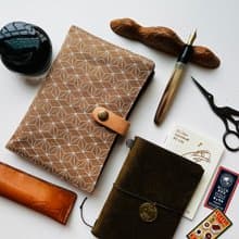 Kyokuhaku 4入筆袋-窗花