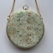 米金石榴花小圓包 - 可手拿 / 斜揹/ 婚禮姊妹禮物