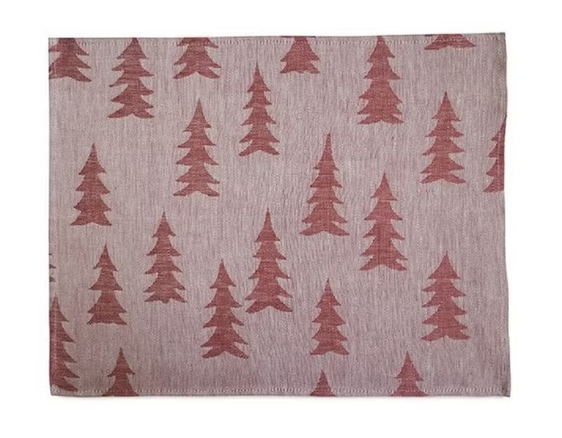 北歐設計師款 – 冷杉桌墊(粉紅)Gran Place Mat, Red / Powder
