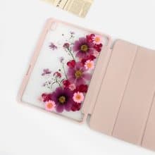 粉紫色非洲菊手工押花iPad外殼 iPad Air 11寸13寸 iPad Pro11寸