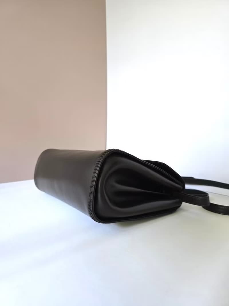 稀有中古二手Loewe咖啡色凱莉包復古包皮革側背包斜孭單肩包小包