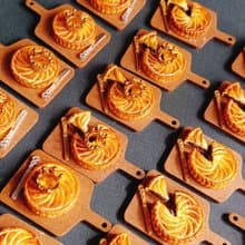 國王派 派 皇冠 鹹派 袖珍 手作 迷你 食玩 微型 藝術 擺飾 禮物