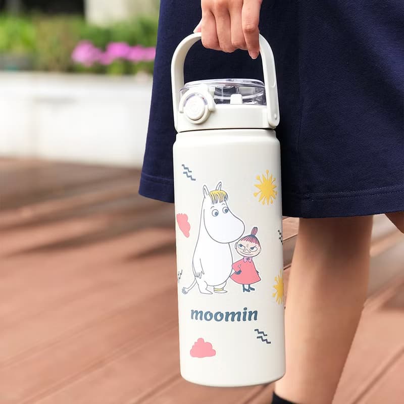 【MOOMIN】手提大容量保溫壺 1200ML