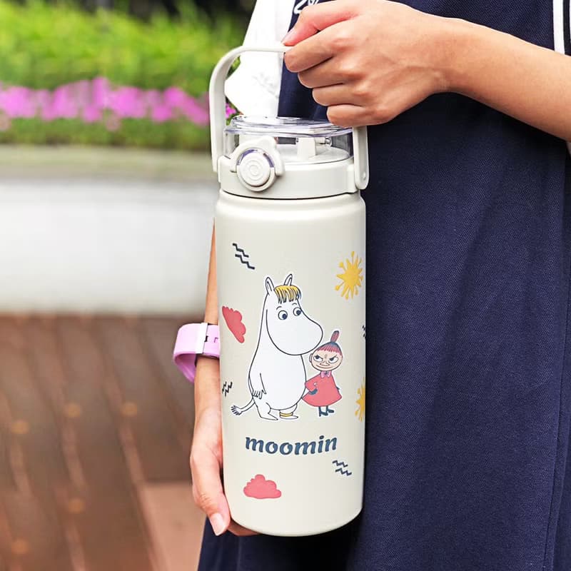 【MOOMIN】手提大容量保溫壺 1200ML