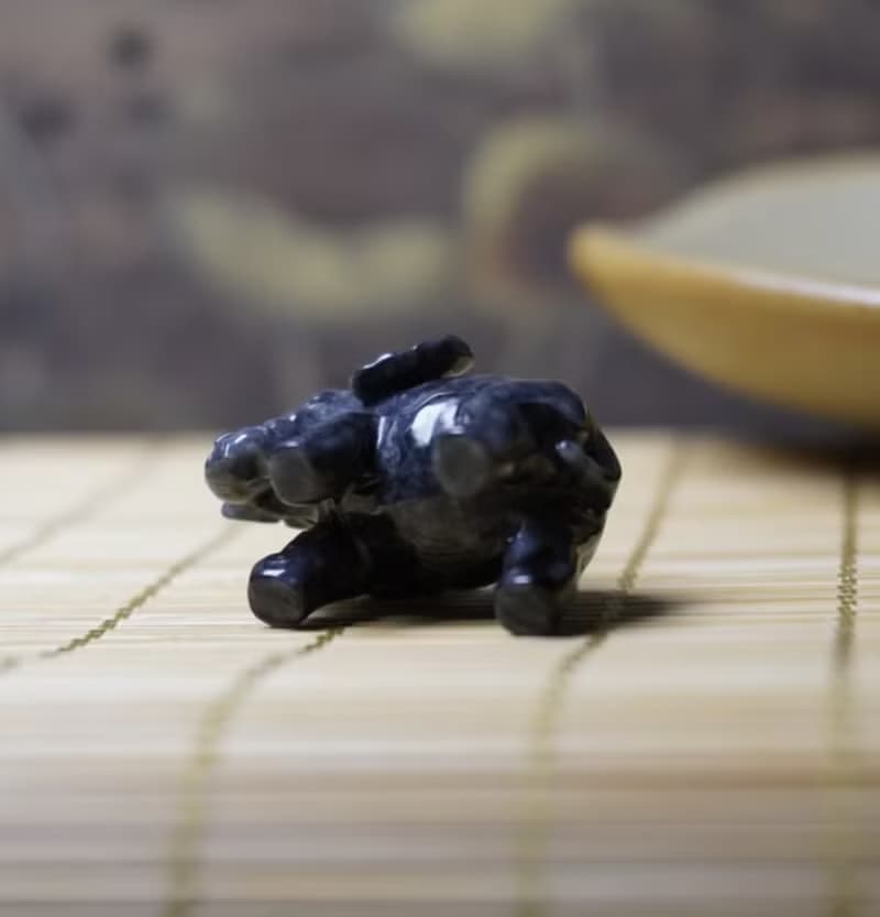 【吉象如意】烏雞翡翠大象擺飾 | 天然緬甸玉A貨翡翠 | 送禮