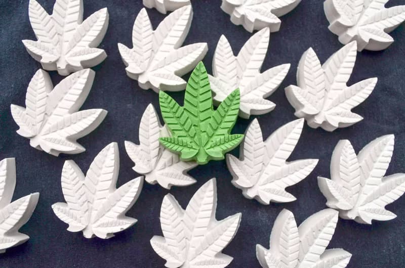 大麻葉擴香石/8件組