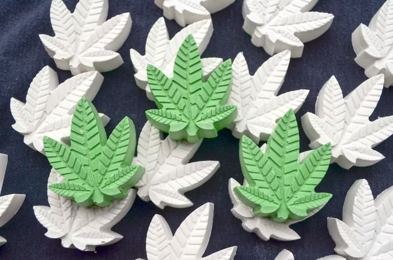 大麻葉擴香石/8件組